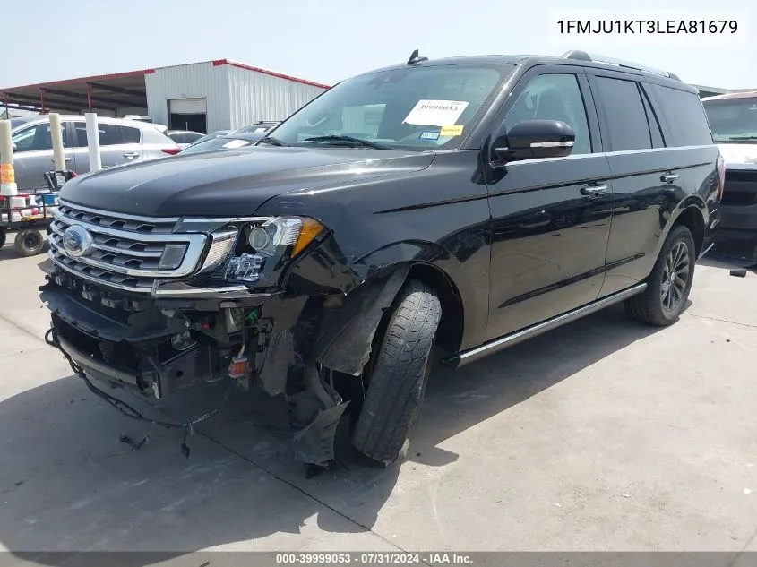 2020 Ford Expedition Limited VIN: 1FMJU1KT3LEA81679 Lot: 39999053