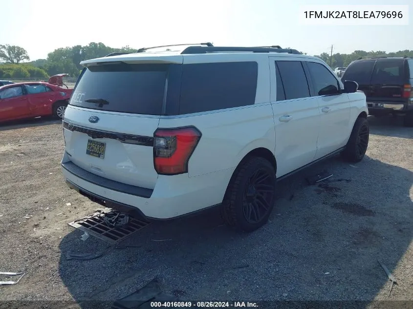 2020 Ford Expedition Limited Max VIN: 1FMJK2AT8LEA79696 Lot: 40160849