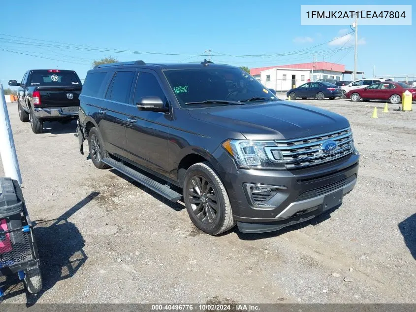 2020 Ford Expedition Limited Max VIN: 1FMJK2AT1LEA47804 Lot: 40496776