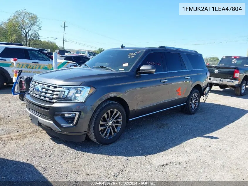 2020 Ford Expedition Limited Max VIN: 1FMJK2AT1LEA47804 Lot: 40496776