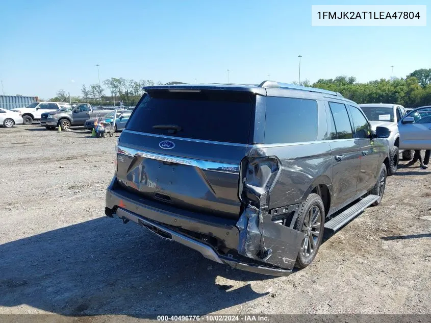 2020 Ford Expedition Limited Max VIN: 1FMJK2AT1LEA47804 Lot: 40496776