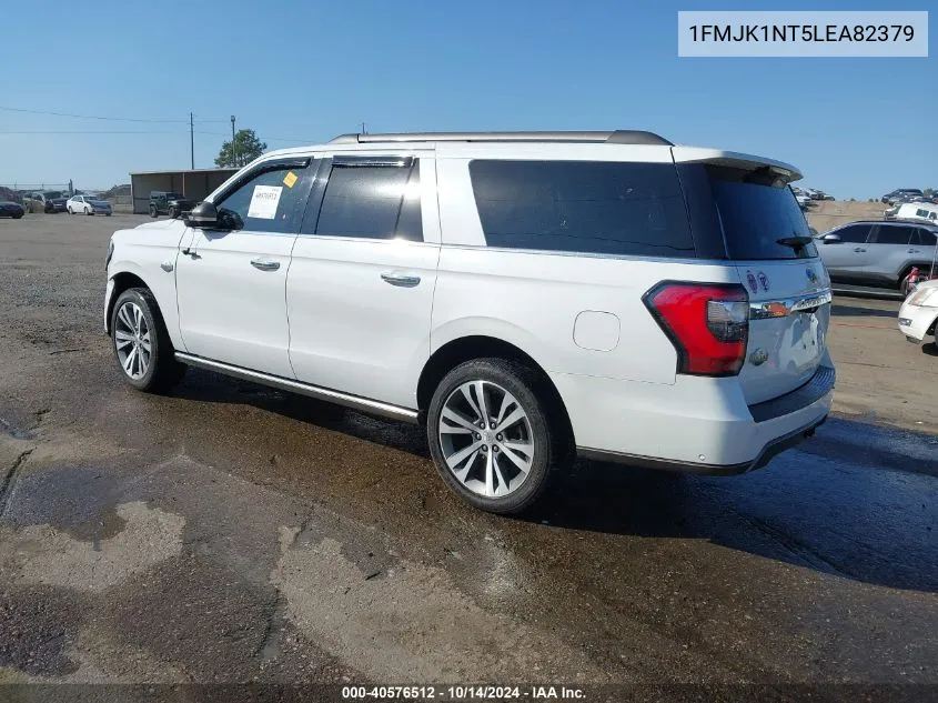 2020 Ford Expedition King Ranch Max VIN: 1FMJK1NT5LEA82379 Lot: 40576512