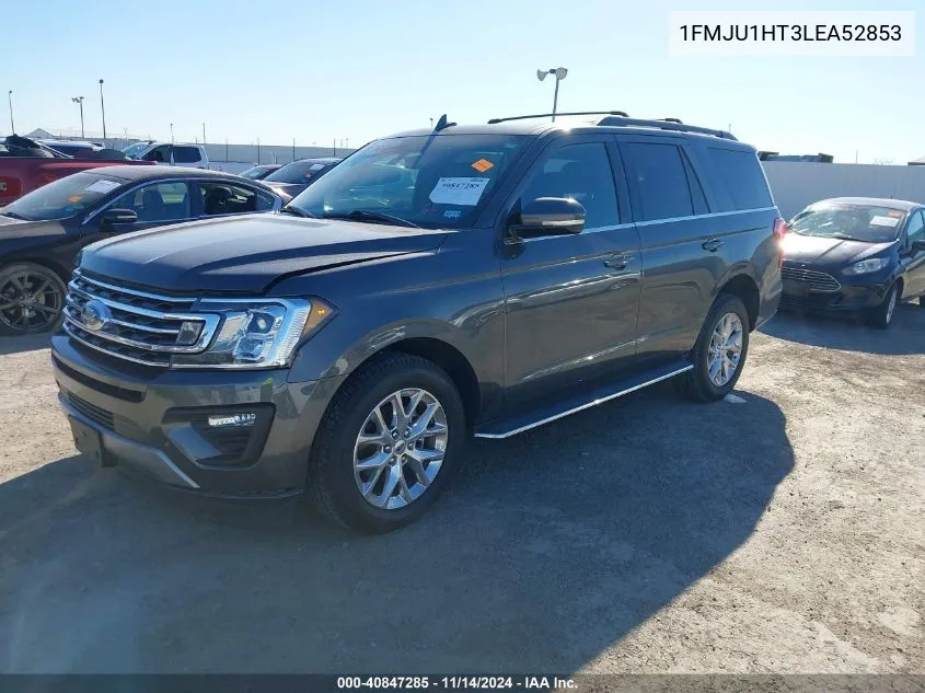 2020 Ford Expedition Xlt VIN: 1FMJU1HT3LEA52853 Lot: 40847285