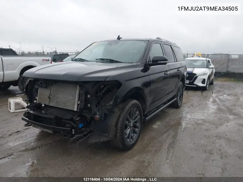 2021 Ford Expedition Limited VIN: 1FMJU2AT9MEA34505 Lot: 12116404