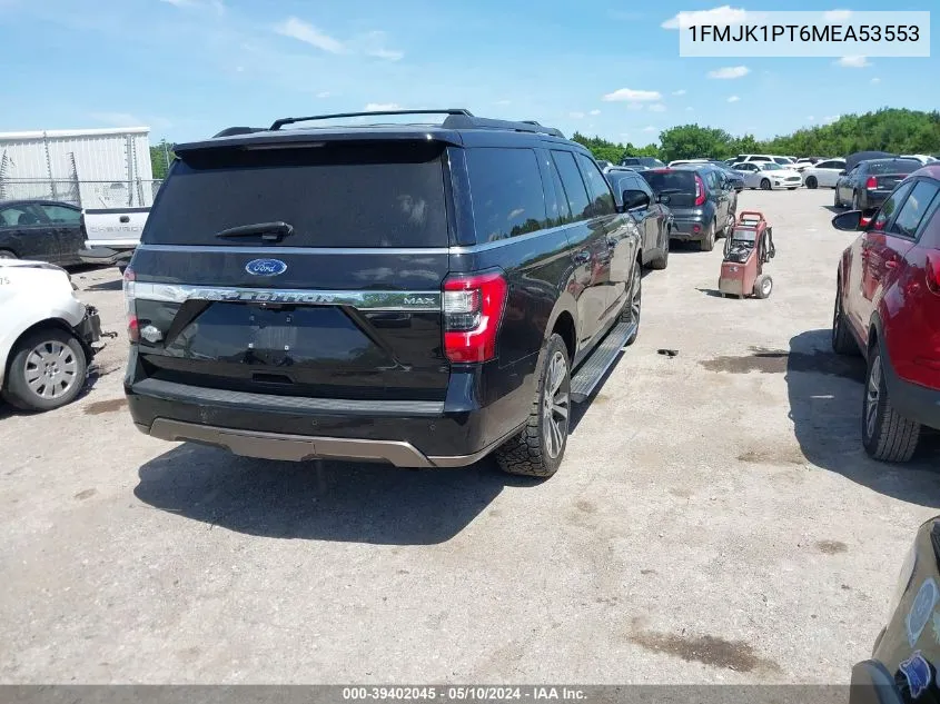 2021 Ford Expedition King Ranch Max VIN: 1FMJK1PT6MEA53553 Lot: 39402045