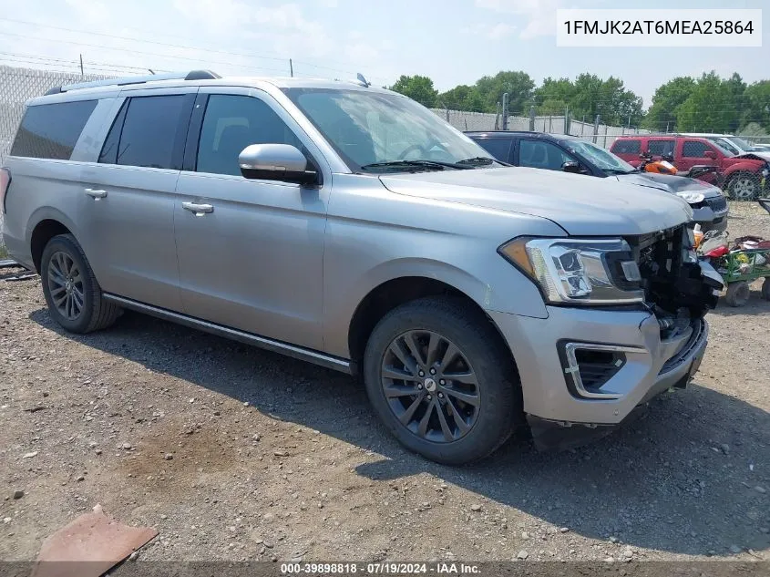 2021 Ford Expedition Limited Max VIN: 1FMJK2AT6MEA25864 Lot: 39898818