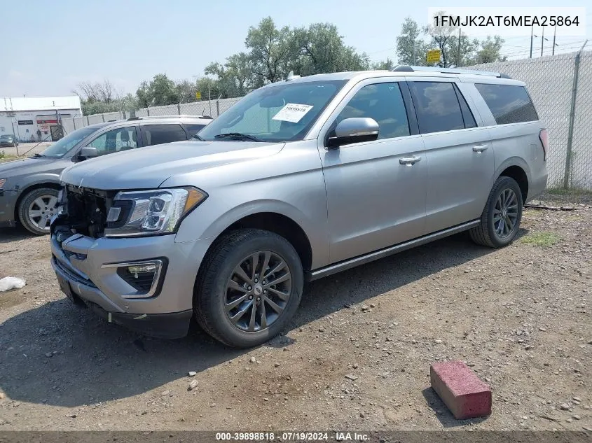 2021 Ford Expedition Limited Max VIN: 1FMJK2AT6MEA25864 Lot: 39898818