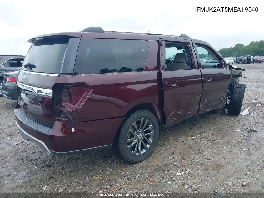 1FMJK2AT5MEA19540 2021 Ford Expedition Limited Max