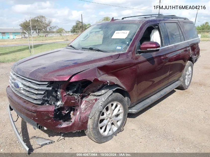 2021 Ford Expedition Xlt VIN: 1FMJU1HT6MEA04216 Lot: 40673964