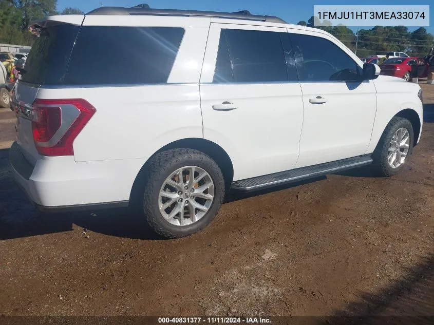 2021 Ford Expedition Xlt VIN: 1FMJU1HT3MEA33074 Lot: 40831377