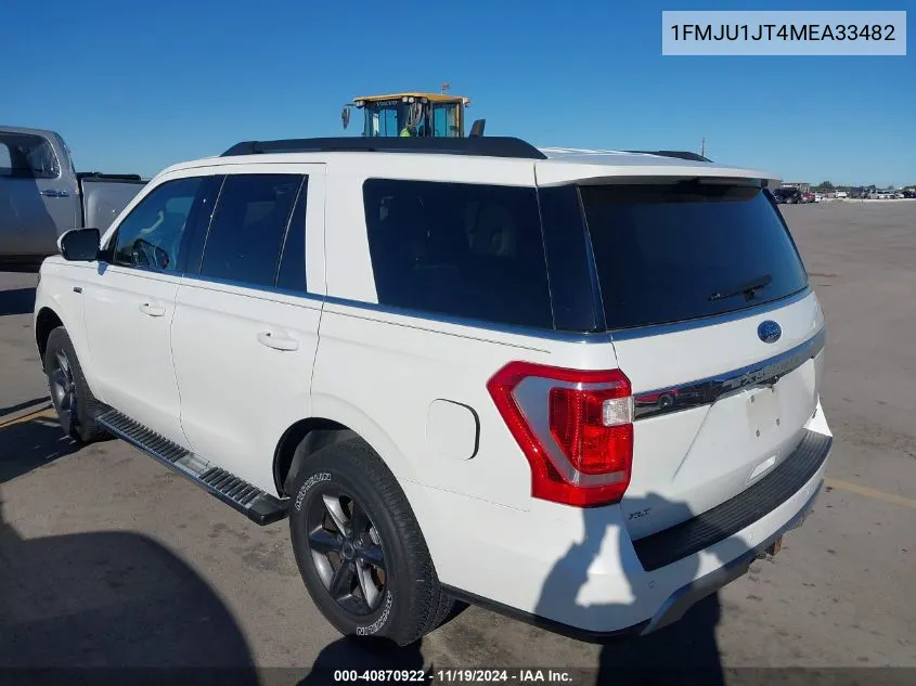 2021 Ford Expedition Xlt VIN: 1FMJU1JT4MEA33482 Lot: 40870922