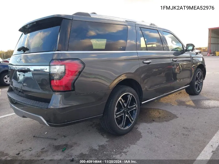 2021 Ford Expedition Limited Max VIN: 1FMJK2AT9MEA52976 Lot: 40914644