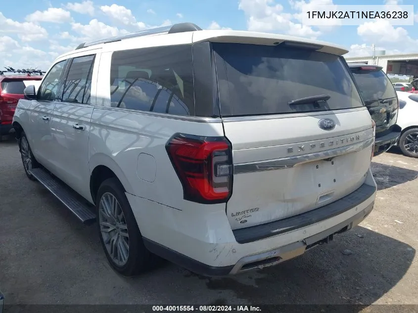 1FMJK2AT1NEA36238 2022 Ford Expedition Limited Max