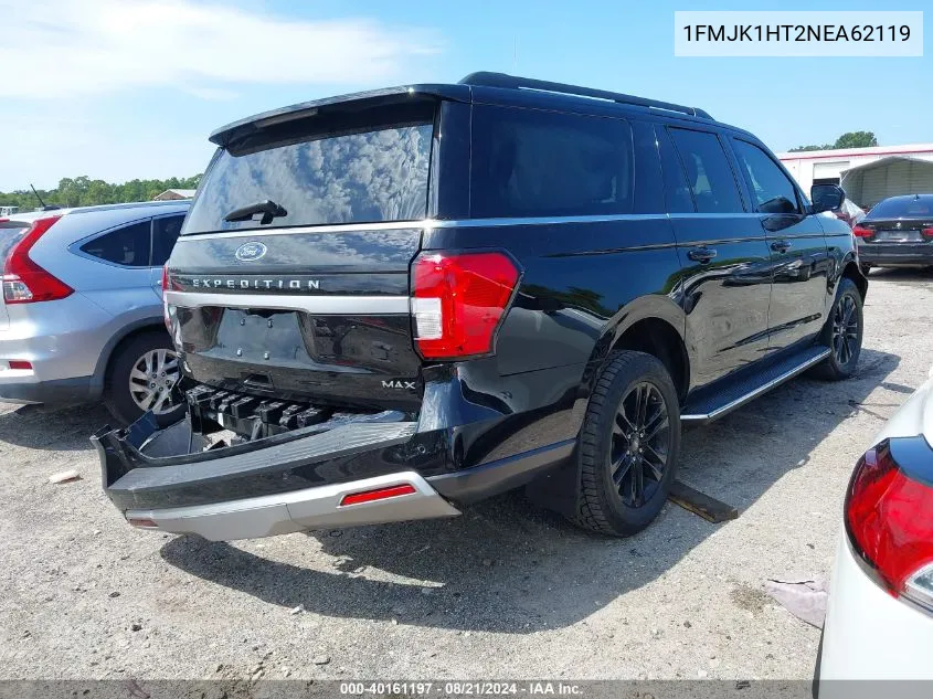 2022 Ford Expedition Max Xlt VIN: 1FMJK1HT2NEA62119 Lot: 40161197