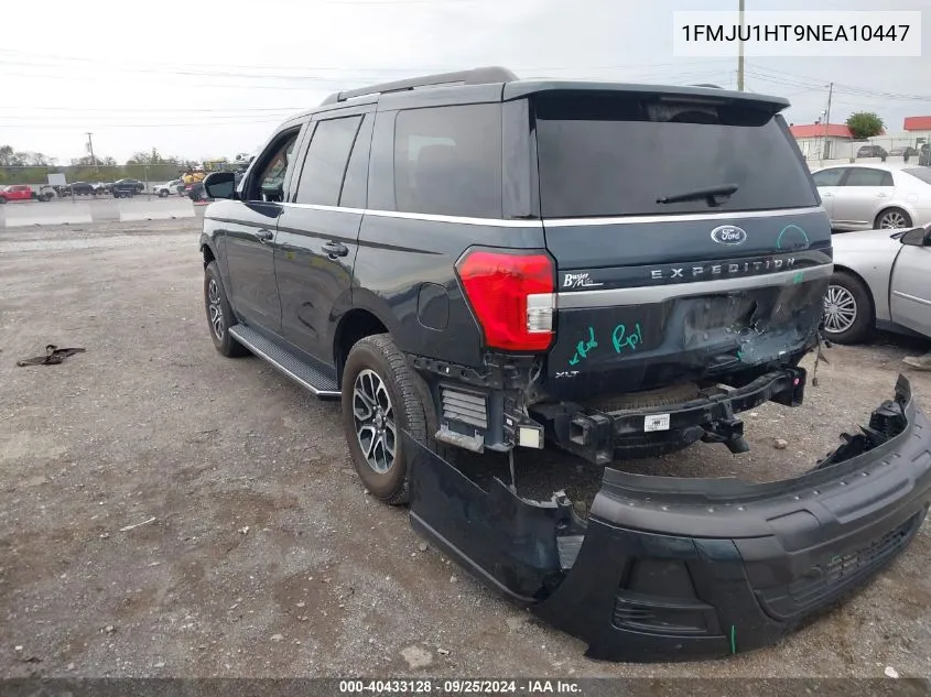 2022 Ford Expedition Xlt VIN: 1FMJU1HT9NEA10447 Lot: 40433128