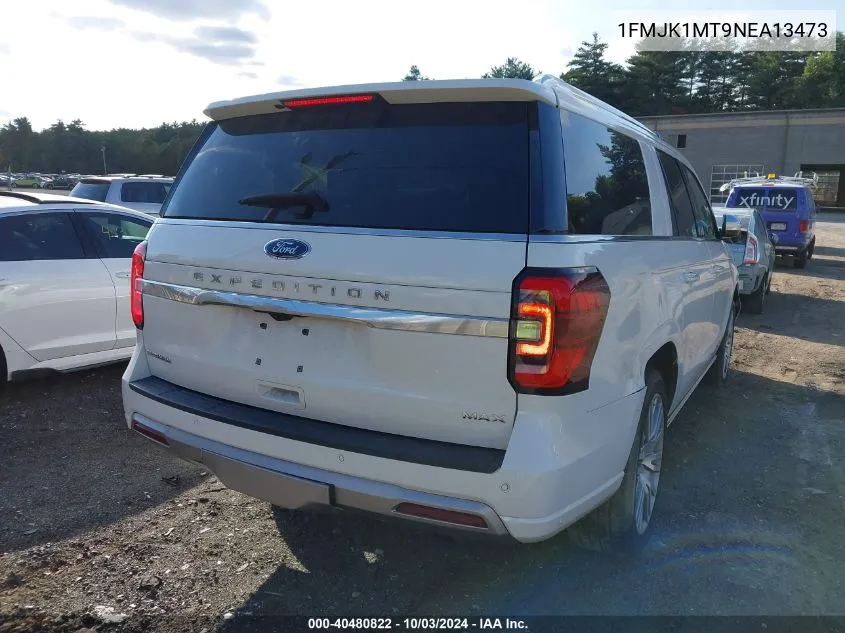 2022 Ford Expedition Platinum Max VIN: 1FMJK1MT9NEA13473 Lot: 40480822