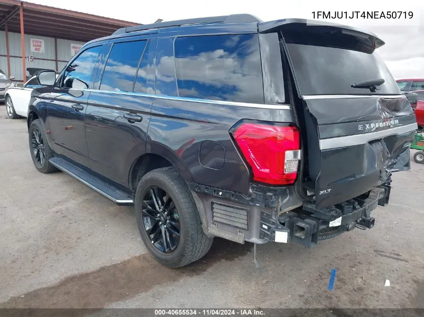 2022 Ford Expedition Xlt VIN: 1FMJU1JT4NEA50719 Lot: 40655534