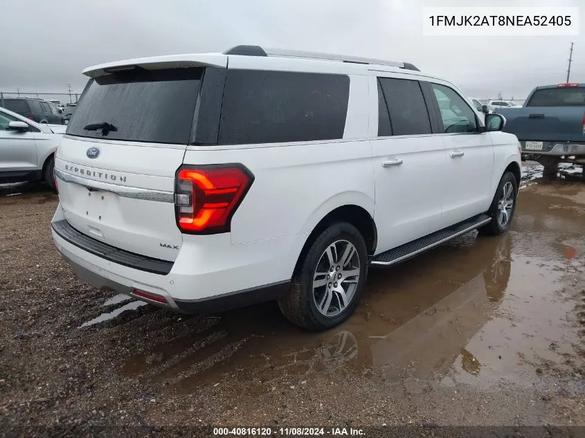 2022 Ford Expedition Limited Max VIN: 1FMJK2AT8NEA52405 Lot: 40816120