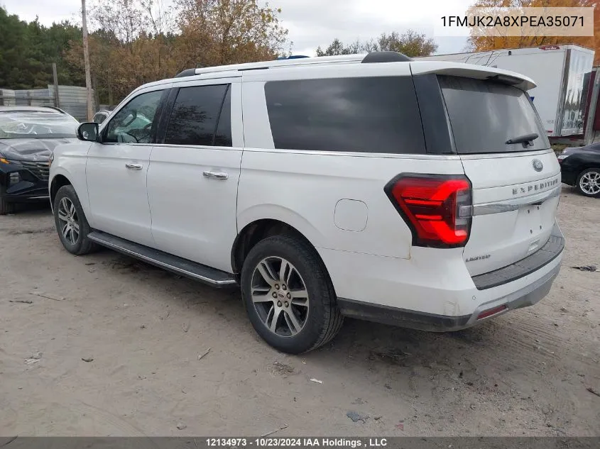 2023 Ford Expedition Max Limited VIN: 1FMJK2A8XPEA35071 Lot: 12134973