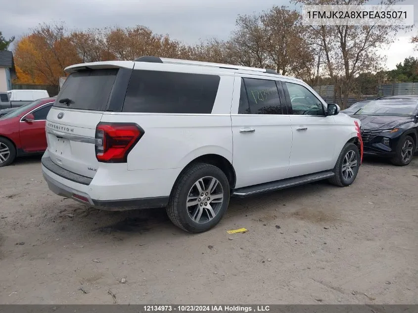 2023 Ford Expedition Max Limited VIN: 1FMJK2A8XPEA35071 Lot: 12134973