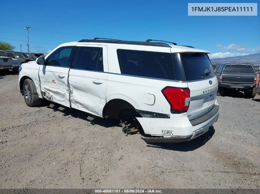 2023 Ford Expedition Xlt Max VIN: 1FMJK1J85PEA11111 Lot: 40081101