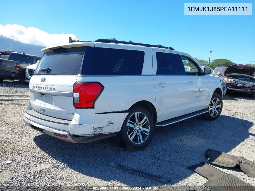 2023 Ford Expedition Xlt Max VIN: 1FMJK1J85PEA11111 Lot: 40081101