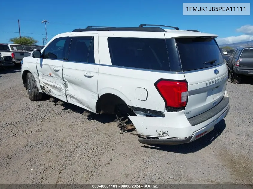 2023 Ford Expedition Xlt Max VIN: 1FMJK1J85PEA11111 Lot: 40081101