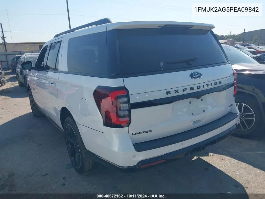 2023 Ford Expedition Max Limited VIN: 1FMJK2AG5PEA09842 Lot: 40572162