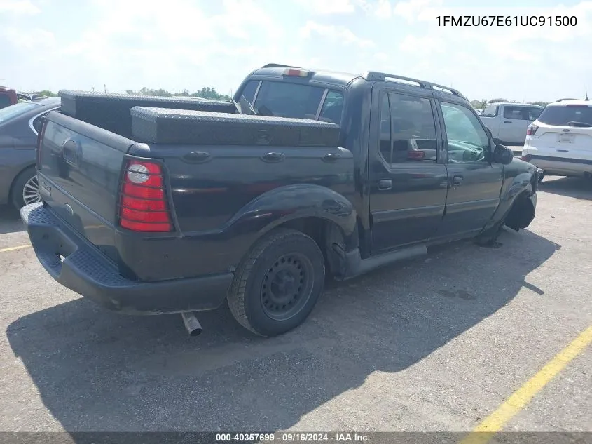 2001 Ford Explorer Sport Trac VIN: 1FMZU67E61UC91500 Lot: 40357699