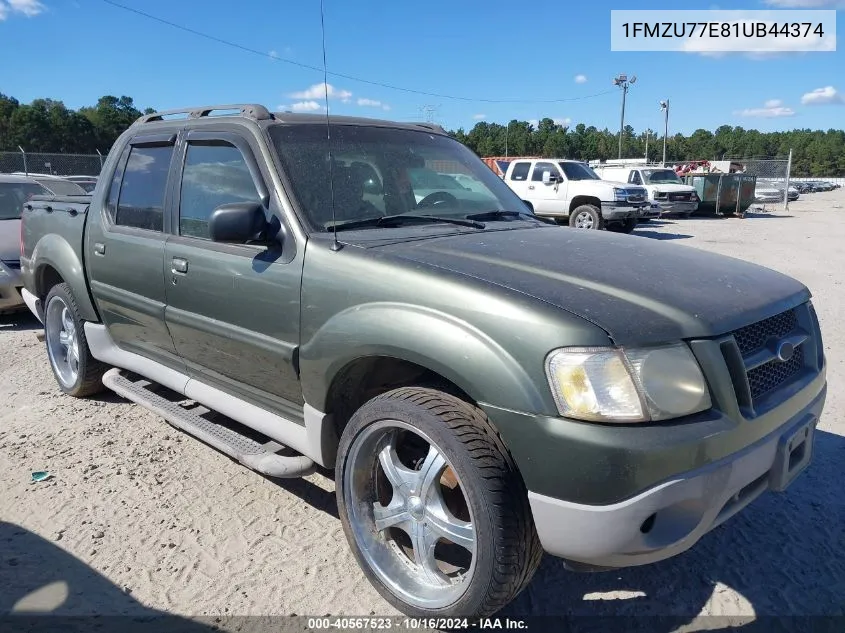 2001 Ford Explorer Sport Trac VIN: 1FMZU77E81UB44374 Lot: 40567523