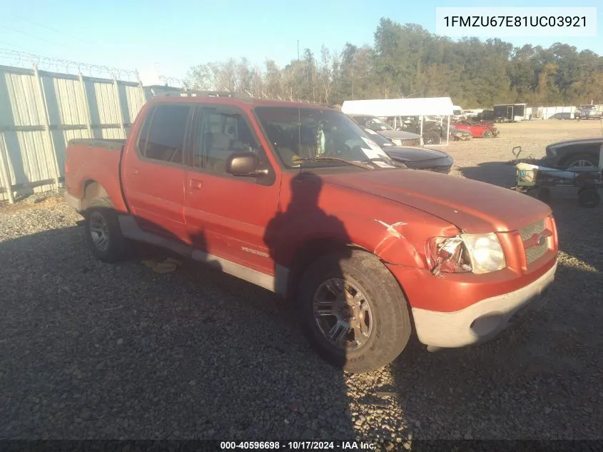 2001 Ford Explorer Sport Trac VIN: 1FMZU67E81UC03921 Lot: 40596698