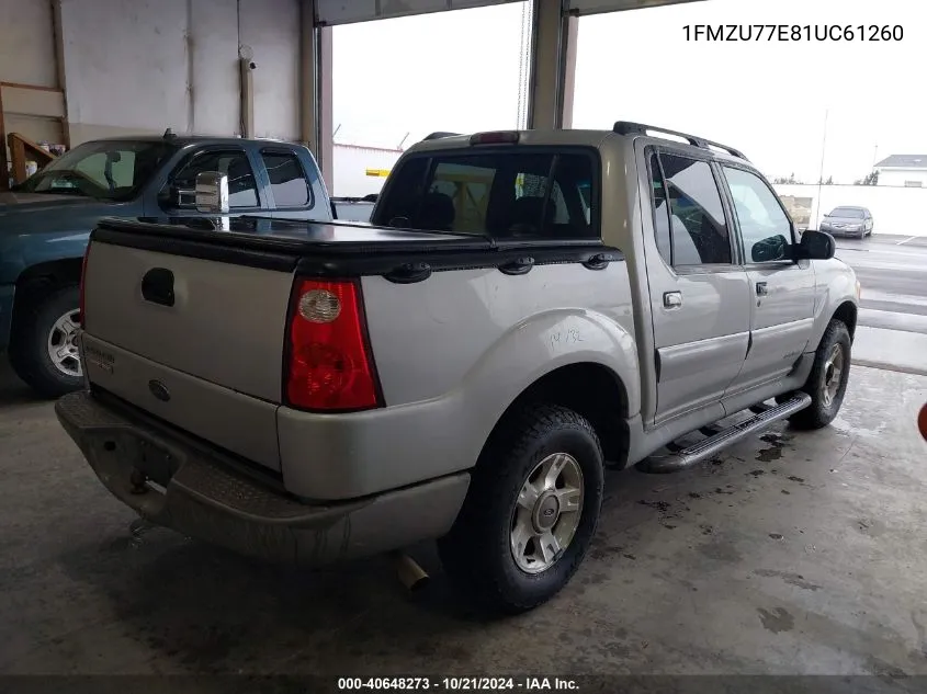 1FMZU77E81UC61260 2001 Ford Explorer Sport Trac