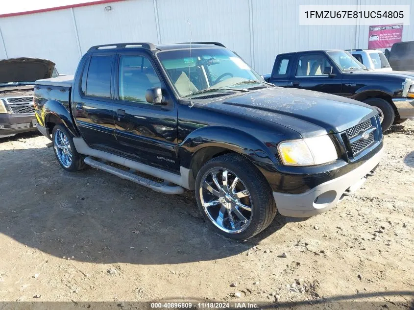 2001 Ford Explorer Sport Trac VIN: 1FMZU67E81UC54805 Lot: 40896809