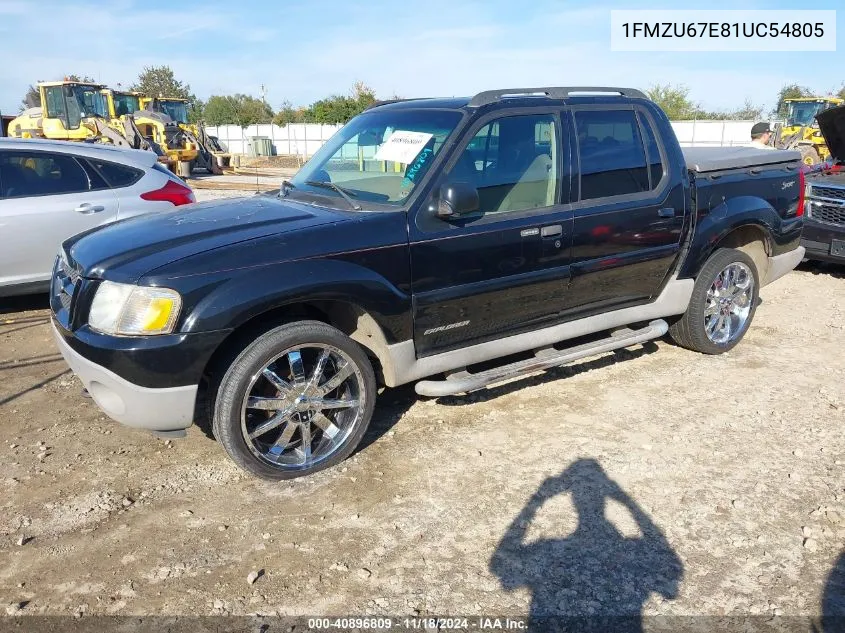 2001 Ford Explorer Sport Trac VIN: 1FMZU67E81UC54805 Lot: 40896809