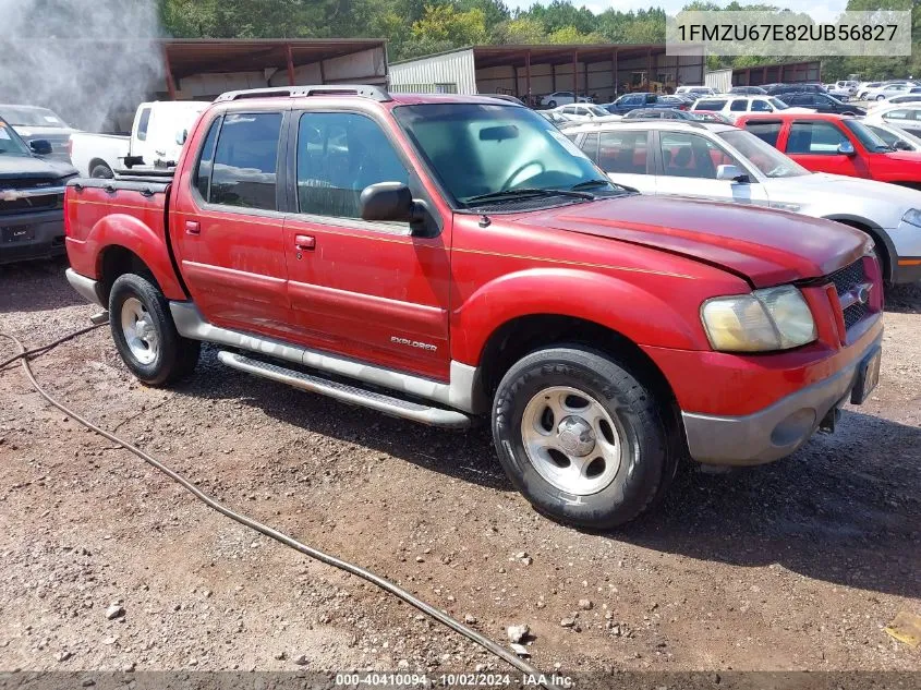 2002 Ford Explorer Sport Trac VIN: 1FMZU67E82UB56827 Lot: 40410094