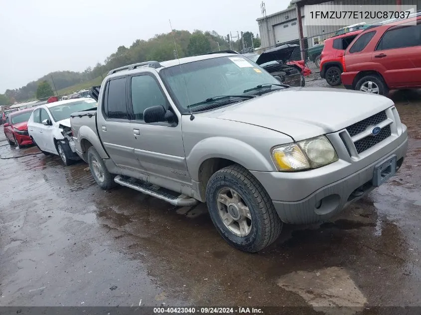 2002 Ford Explorer Sport Trac VIN: 1FMZU77E12UC87037 Lot: 40423040