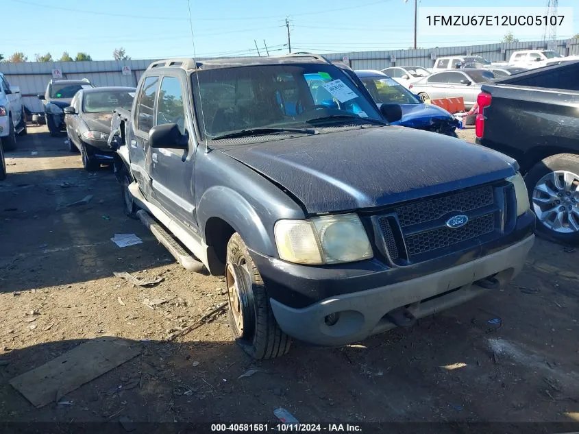 2002 Ford Explorer Sport Trac VIN: 1FMZU67E12UC05107 Lot: 40581581