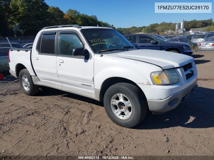 2002 Ford Explorer Sport Trac Value VIN: 1FMZU77E52UC39170 Lot: 40582115