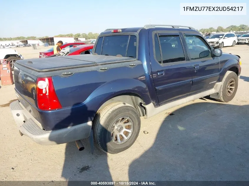 2002 Ford Explorer Sport Trac Value VIN: 1FMZU77EX2UD54217 Lot: 40593897