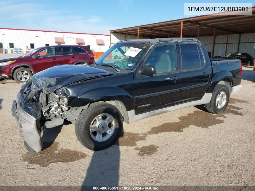 2002 Ford Explorer Sport Trac VIN: 1FMZU67E12UB83903 Lot: 40676851