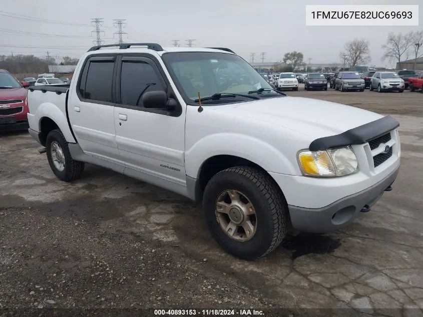 2002 Ford Explorer Sport Trac VIN: 1FMZU67E82UC69693 Lot: 40893153