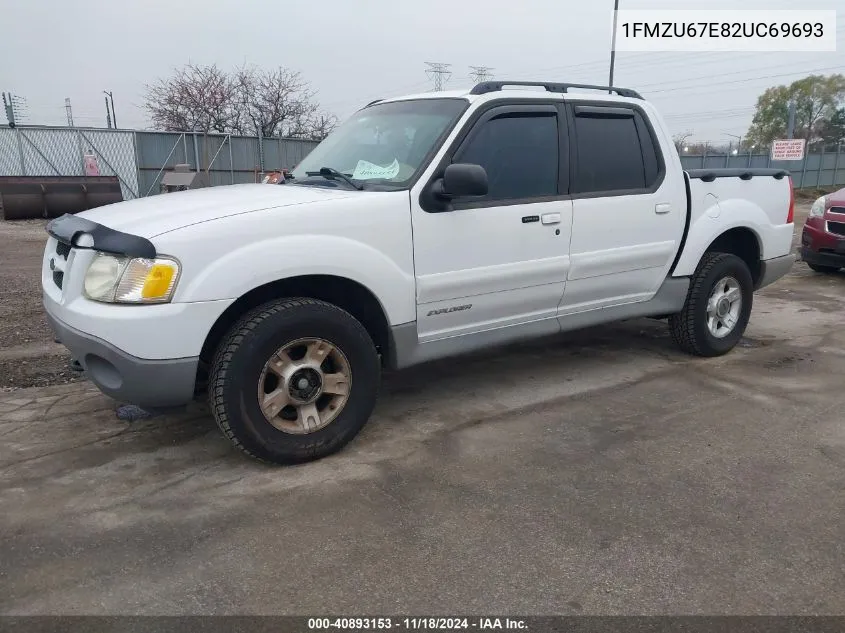 2002 Ford Explorer Sport Trac VIN: 1FMZU67E82UC69693 Lot: 40893153