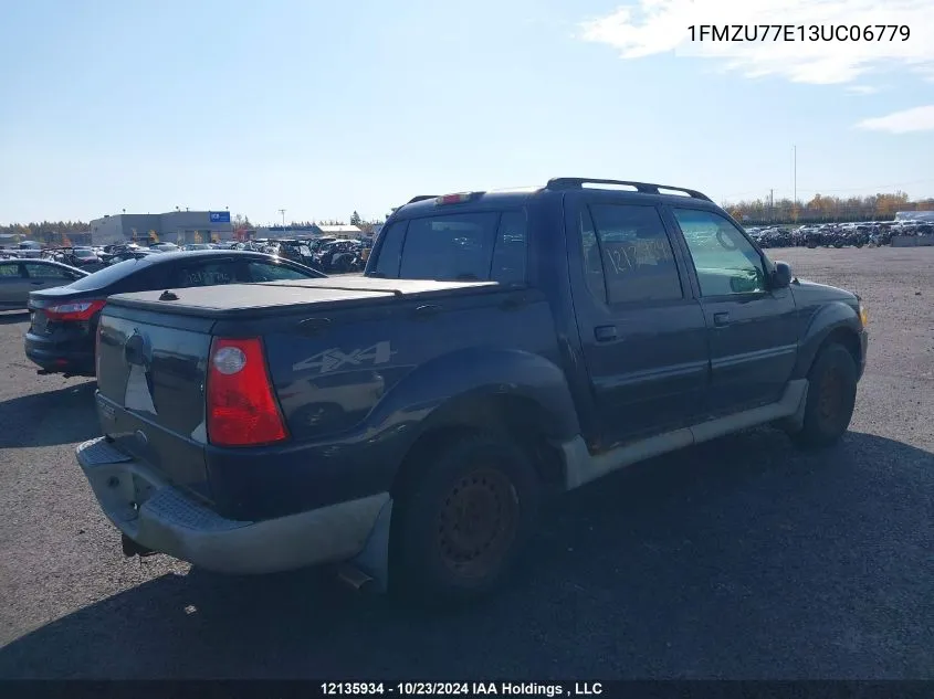 2003 Ford Explorer Sport Trac VIN: 1FMZU77E13UC06779 Lot: 12135934