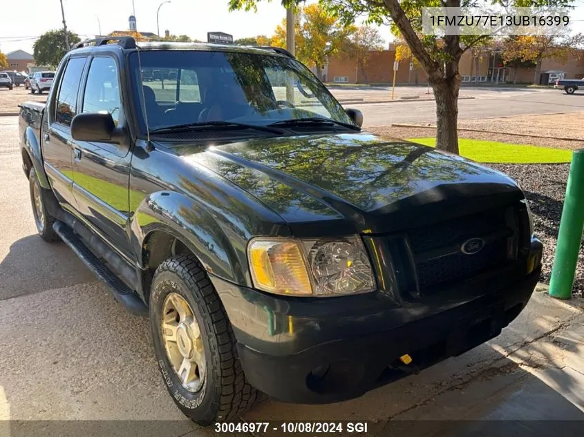 2003 Ford Explorer Sport Trac VIN: 1FMZU77E13UB16399 Lot: 30046977