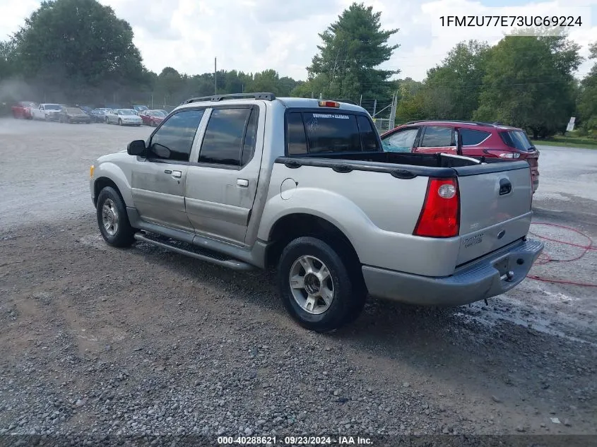 2003 Ford Explorer Sport Trac Xls/Xlt VIN: 1FMZU77E73UC69224 Lot: 40288621