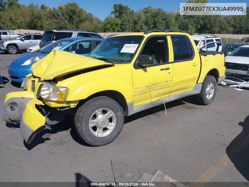 2003 Ford Explorer Sport Trac Xls/Xlt VIN: 1FMZU77EX3UA49995 Lot: 40416733