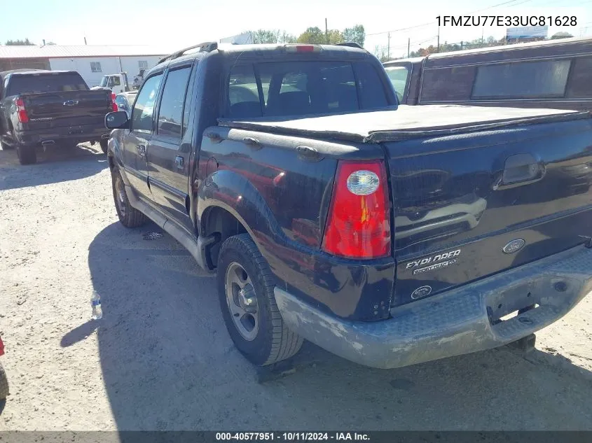 2003 Ford Explorer Sport Trac Xls/Xlt VIN: 1FMZU77E33UC81628 Lot: 40577951