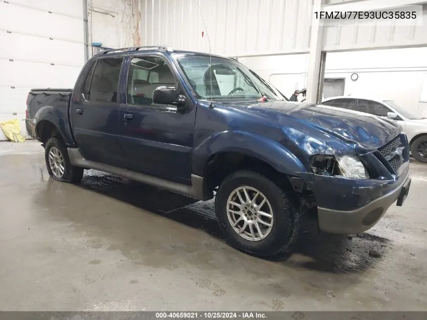 2003 Ford Explorer Sport Trac Xls/Xlt VIN: 1FMZU77E93UC35835 Lot: 40659021