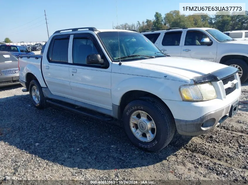 2003 Ford Explorer Sport Trac Xls/Xlt VIN: 1FMZU67E63UA37773 Lot: 40683563