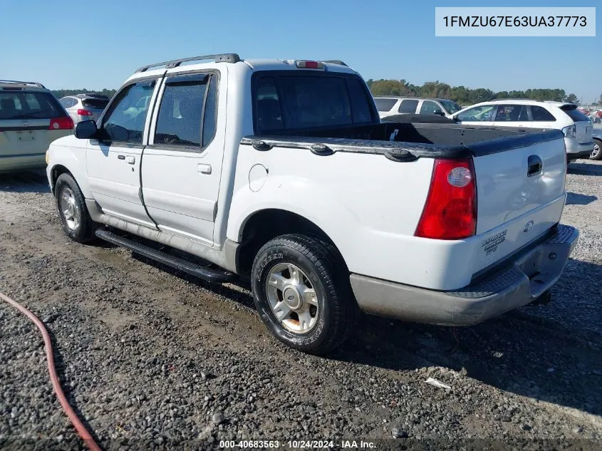 2003 Ford Explorer Sport Trac Xls/Xlt VIN: 1FMZU67E63UA37773 Lot: 40683563